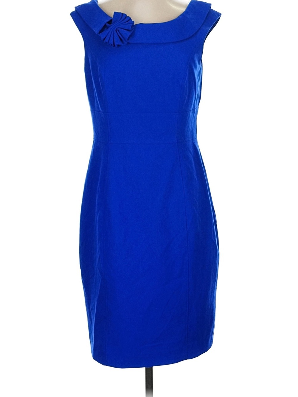 Calvin Klein  Sheath Dress Bow Neck Cap Sleeve Sheath Career Size 8